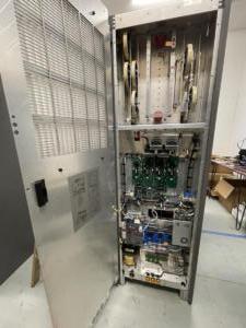 The inside of the 10kW transmitter