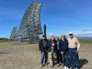 The team at the White Alice site on Anvil Mountain.Chris Hill, Tom & Marina King, Jill & Jon Wilhelm