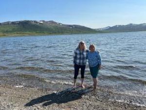 A trip out to Salmon Lake.Jill Wilhelm & Marina King